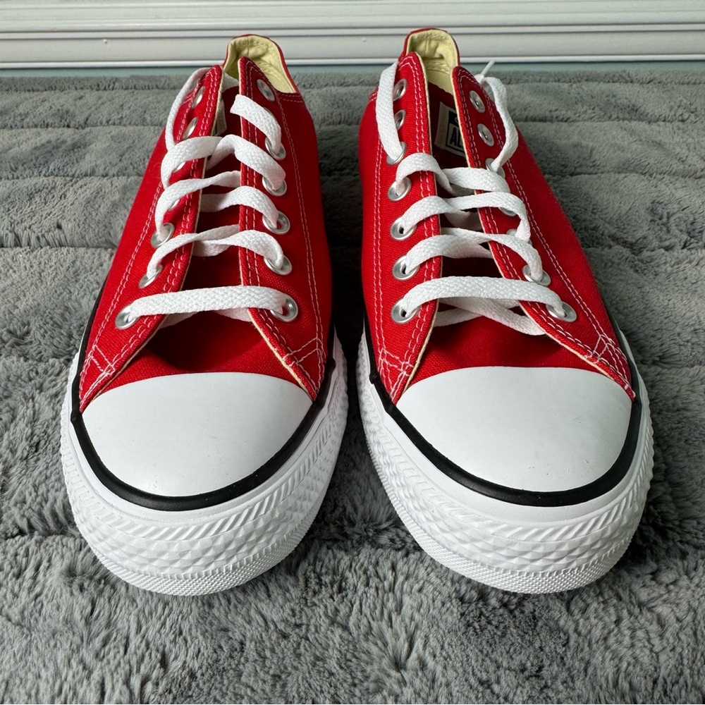 Converse Chuck Taylor All Star Ox Red Unisex Mens M 9.5 Womens W 11.5 NIB M9696 - Picture 8 of 8